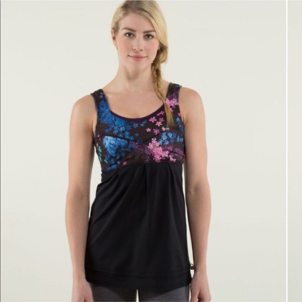 Lululemon Floral Tame Me Tank